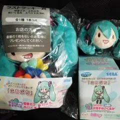 セガラッキーくじ　ピアプロキャラクターズ　ラストラッキー賞　C賞　初音ミク2点