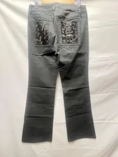 ブラック カジュアルパンツ