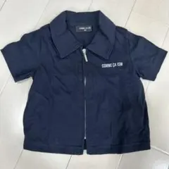COMME CA ISM ネイビー ジップアップ 80
