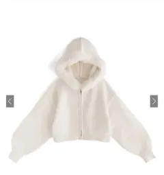 フードファーニットパーカー[an1497]