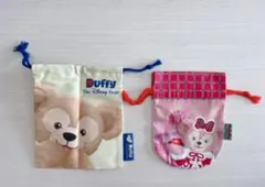 未使用☆ ダッフィ  シュリーメイ　巾着
