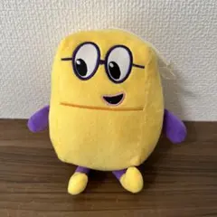 ナンバーブロックス　ぬいぐるみ　黄色　吸盤付き
