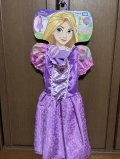 【糸ほつれ等あり】ラプンツェル 子供用ドレス サイズ100〜110