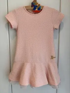 GUESS キッズ ワンピース 半袖 ピンク　サイズ5のサムネイル