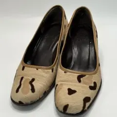 FENDI フェンディ ハラコ パンプス アニマル柄 35.5 イタリア製のサムネイル