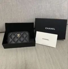 大幅値引きCHANEL マトラッセ L字ファスナー財布 キャビア ライン