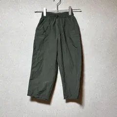 ZARA　カーキグリーン　パンツ　サイズ7　キッズ　ウエストゴム　秋　カジュアル