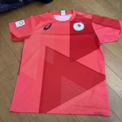 ASICS 東京2020 日本代表 Tシャツ L レッド