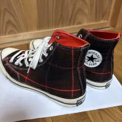 コンバース CT70 チャックテイラー チェック柄　26.5cm ハイカット箱無