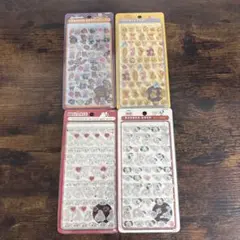 ま*ち様 ディズニーmini ボンボンドロップシール　4枚セット枚‼️