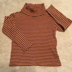 ユニクロ ボーダー タートルネック 120サイズ