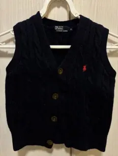 Polo by Ralph Lauren ネイビー ベスト 100