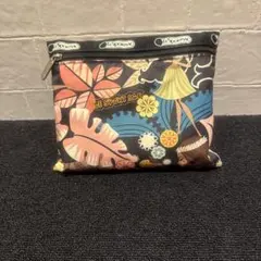 LE SPORT SAC 花柄トートバッグ ポーチ付き