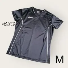 asics 軽量裏メッシュTシャツ 吸水速乾 ストレッチ ブラック Mのサムネイル