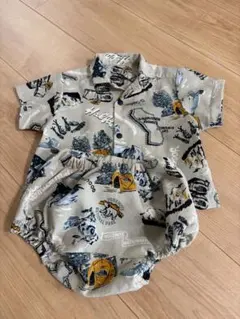 The North Face 柄 半袖シャツ・ショートパンツセット
