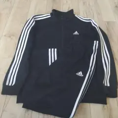 adidas ジャージ 上下セット ブラック