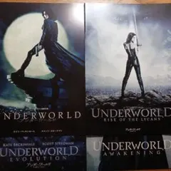 「アンダーワールド２」ＤＶＤ販促用Ｂ２サイズポスター（非売品・新品） アンダーワールド2」DVD販促用B2サイズポスター（非売品・新品
