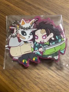 鬼滅の刃 キャラばんちょうこうラバーマスコット拾弐ノ型 錆兎　炭治郎