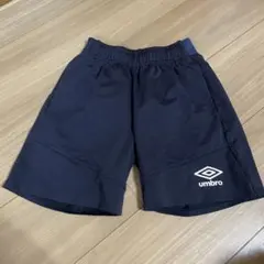 umbro アンブロ　ハーフパンツ ネイビー サッカー　キッズ　子供120のサムネイル
