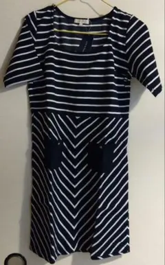 pour la frime ボーダー 半袖 カットソー Mのサムネイル