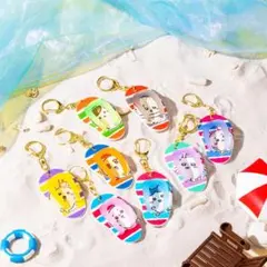 ちいかわ シーサーのおみやげやさん ビーチサンダルキーホルダー ハチワレのサムネイル