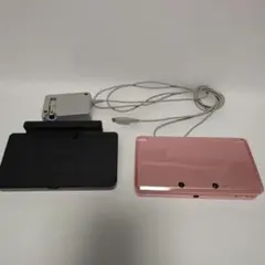 Nintendo 3DS ピンク 本体 充電器付き