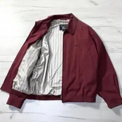 【90S】バーバリー ハリントンジャケット スイングトップ L ボルドー