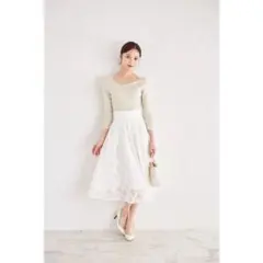 【Tocco Closet】レースアップ フレアスカートのサムネイル