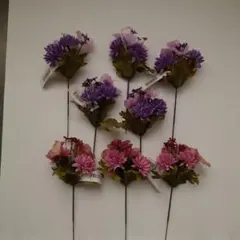 造花 仏花 紫 ピンクまとめ売り