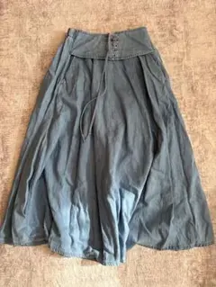 デニム ロングスカート