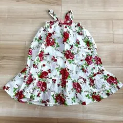 H&M フラワープリント キャミソールワンピース 110