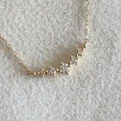 アガットagete ロングチェーンネックレス 50cm 調整アジャスターあり 