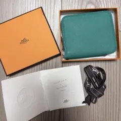 HERMES シルクインコンパクト　(グリーン)のサムネイル