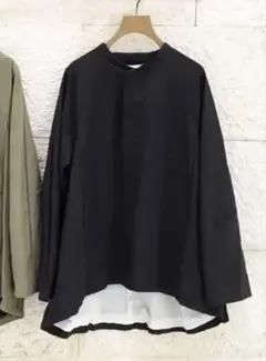 日本製pas de calais ナイロンタスランオックスオニベジショートコートのサムネイル