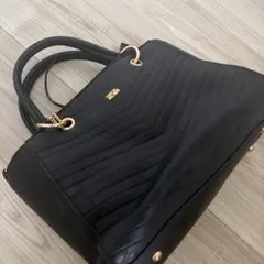 CECIL McBEE ハンドバッグ ブラック キルティングのサムネイル