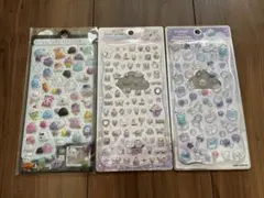 【新品未開封】ジュエルプチドロップシール☆2枚含む3枚セット　ストーンつき