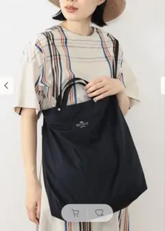 BEAMS BOY ✕ BAG'n'NOUN トートバッグ ネイビー