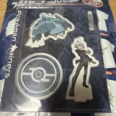 ポケモントレーナーズ　ダイゴ　アクスタ・Tシャツ・クリアファイル