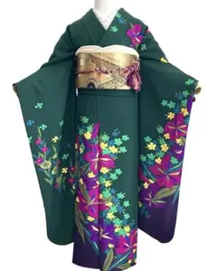 モダン 振袖4点セット‼️お振袖セット‼️TM NO124 フルセット