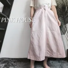 PINK HOUSE コットンデニムスカート Aラインのサムネイル