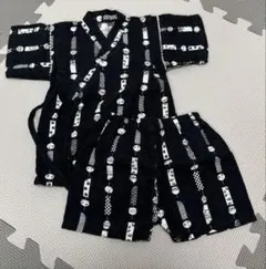 （お値下げ可）くろわっさんすべべ　男の子甚平