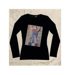 ラブモスキーノ　長袖Tシャツ　ネイビー