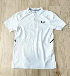 UNDER ARMOUR ベースボールシャツ 半袖 ホワイト ブラック - メルカリ
