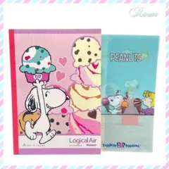 Ꙭӭ❤✨ スヌーピー　サーティワン　ロジカルノート　マルチケース　日本製