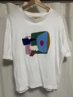 ZARA Tシャツ ホワイト グラフィックプリント Mのサムネイル