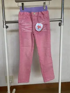 長ズボンデニム　ピンク　130cm