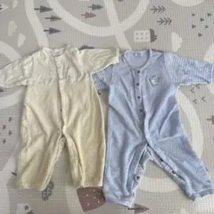 Babygroロンパース2着セット（50~65cm, 60~75cm）