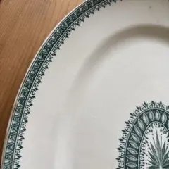 クレイユモントロー オーバルプレート フランスアンティーク皿 MILA
