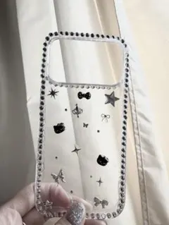 ハローキティデザインiPhone17Pro用クリアケース