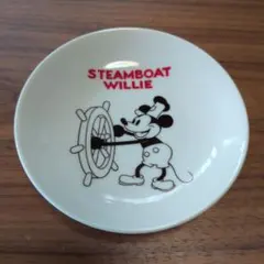 Disney Mobile 蒸気船ウィリー 小皿 非売品のサムネイル